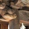 Poutre sculptée du sanctuaire Imaise