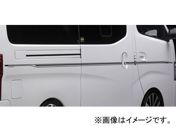 [代引き決済不可] (ショップ、業者への発送は送料半額！) ★SilkBlazeシルクブレイズ★プレミアムラインシリーズNV350キャラバンエアロ3Pセット ※送料無料対象外 [未塗装] （バックフォグ有タイプ）