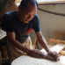Mr. Oda, making the big ricescoop