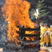Feu pour la travarsée des cendres